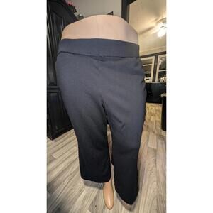 Lane Bryant Black Wide-Leg Pull-On Dress Pants – Size 22/24 Regular